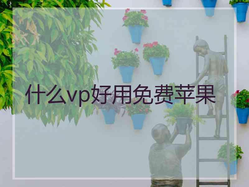 什么vp好用免费苹果