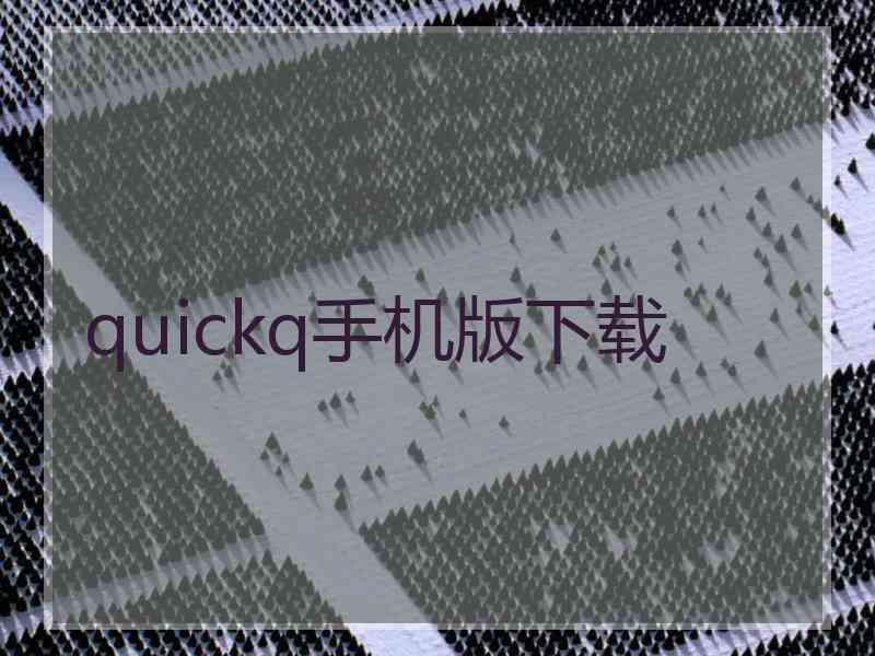 quickq手机版下载