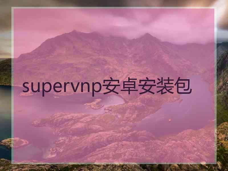 supervnp安卓安装包