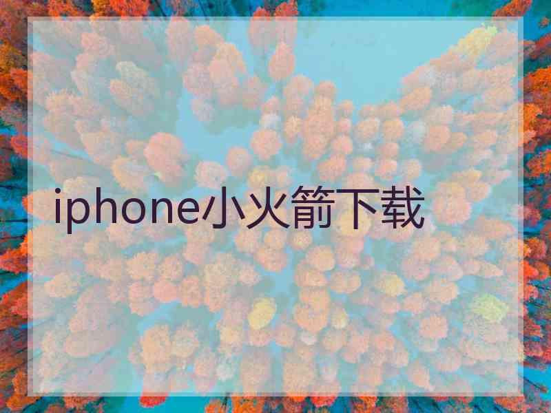 iphone小火箭下载